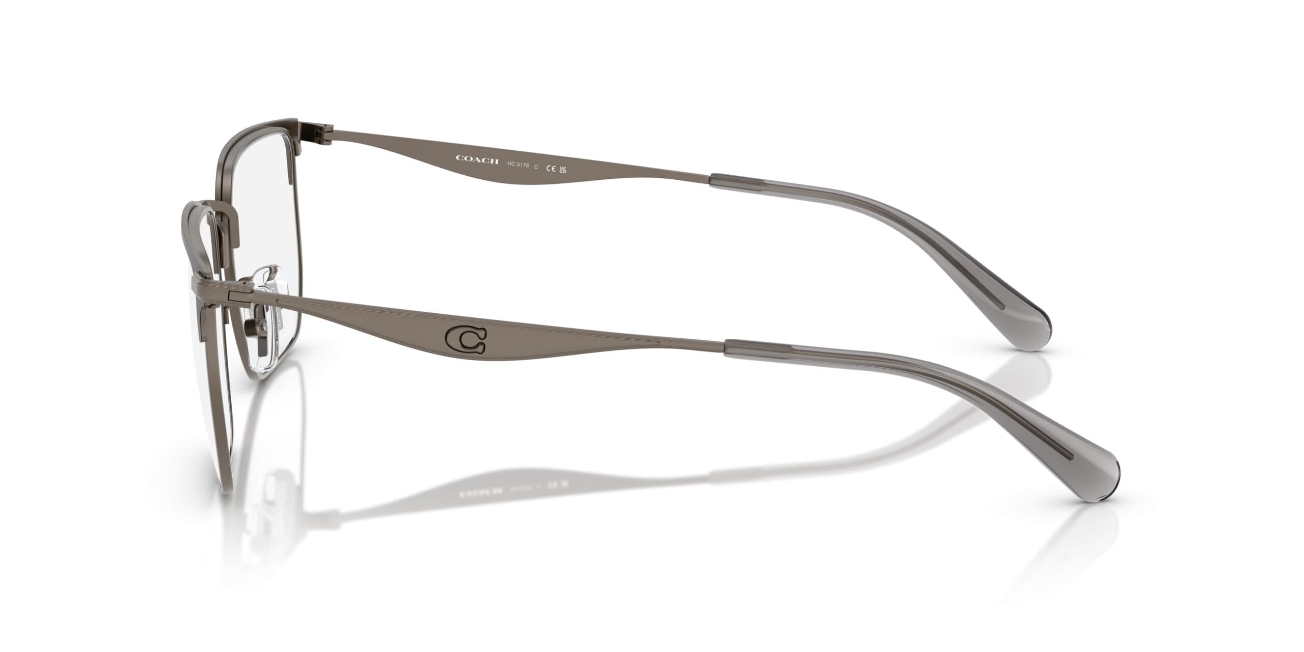 Coach 0HC5178 9459 Eyeglasses Satin Gunmetal 54mm Men 3