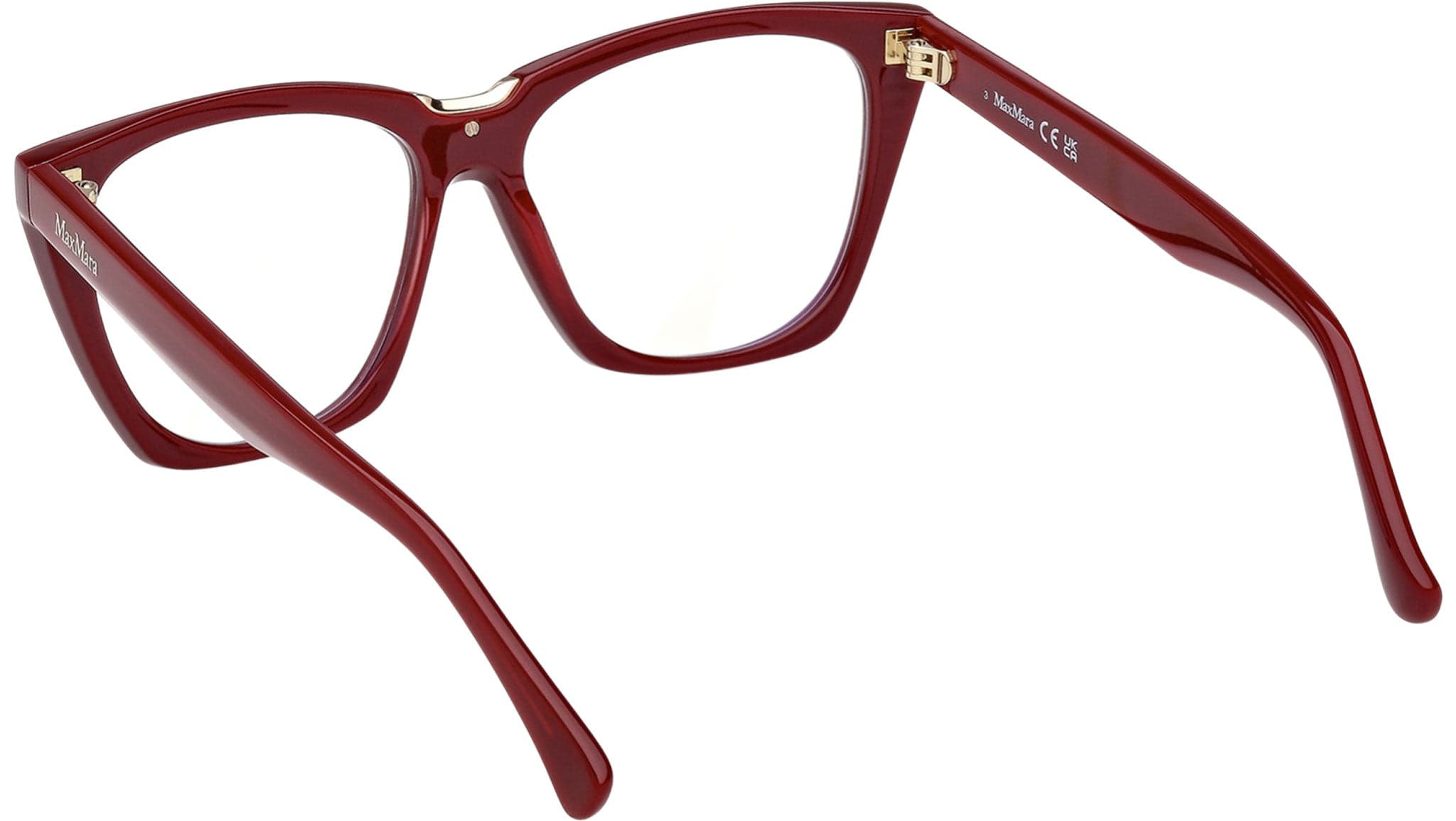 Max Mara MM5188-B 069 Eyeglasses Shiny Bordeaux 54mm Women 4