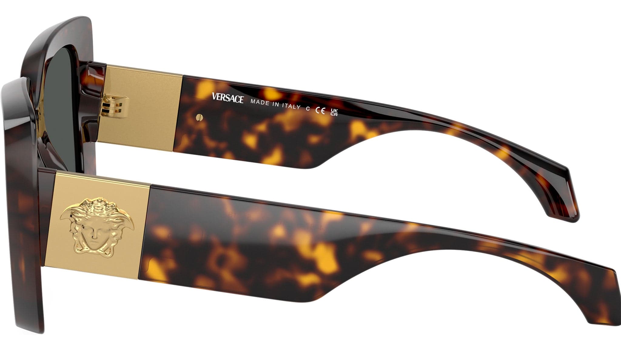 Versace 0VE4467U 108/87 Sunglasses Havana 54mm Women 3