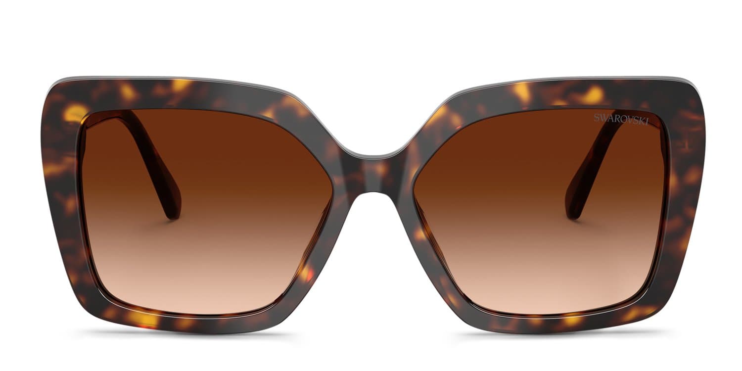 Swarovski SK6049 100274 Sunglasses Tortoise 57mm Women 2