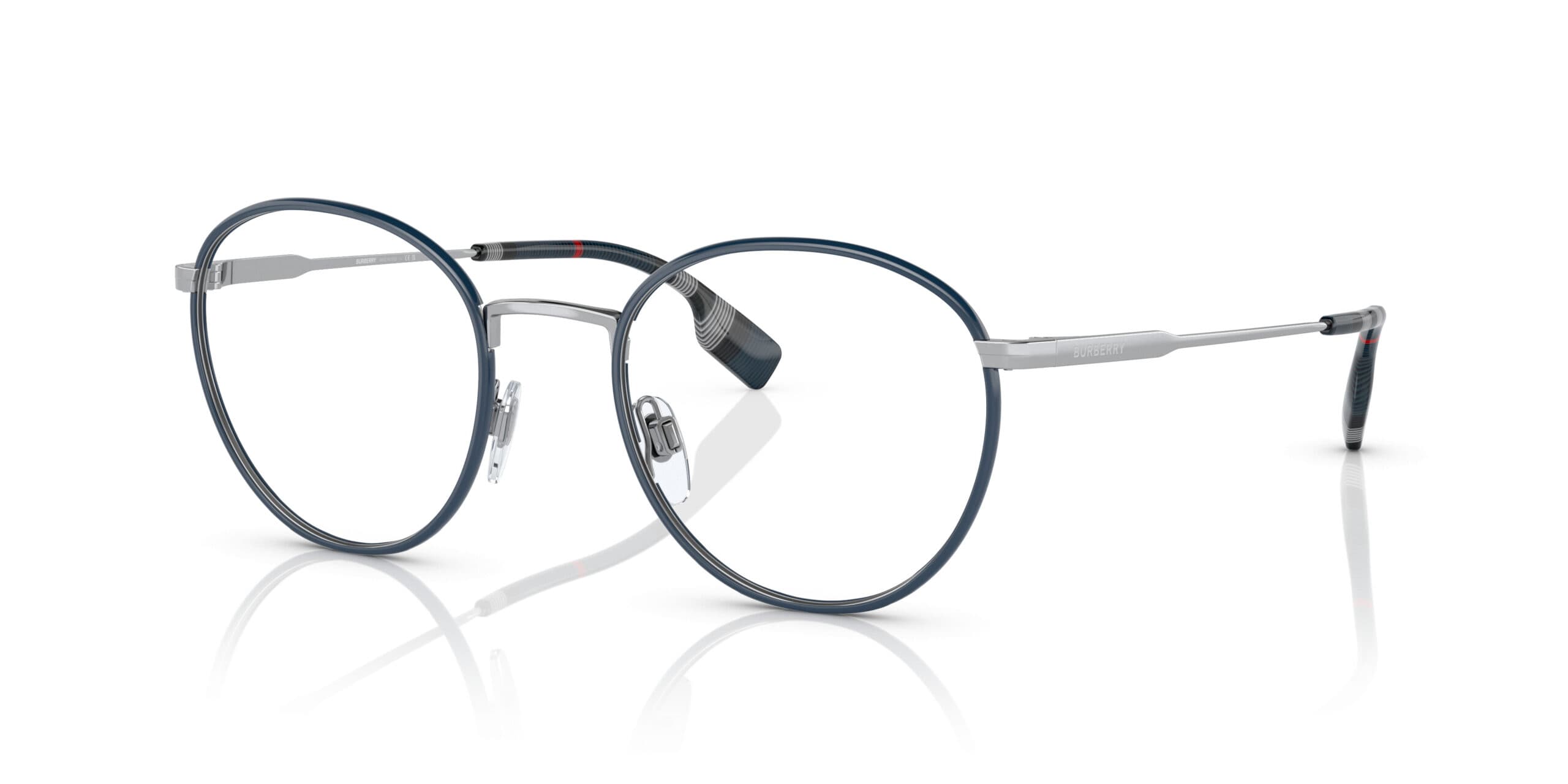 Burberry BE1373 1005 Eyeglasses Silver 51mm