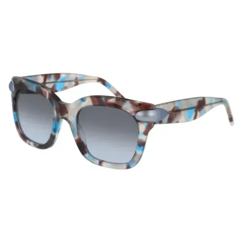 Pomellato PM0030S 003 Sunglasses Blue Havana 50mm Women