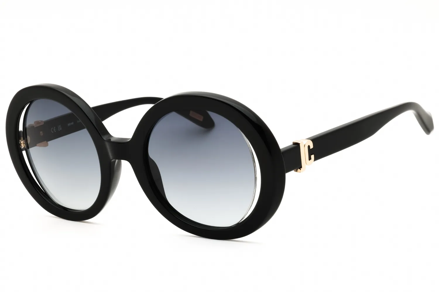 Just Cavalli SJC028 0700 Sunglasses Black 51mm Women