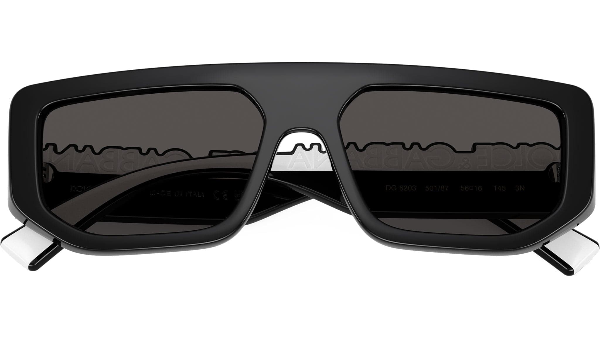 Dolce & Gabbana 0DG6203 501/87 Sunglasses Black 56mm Unisex 5
