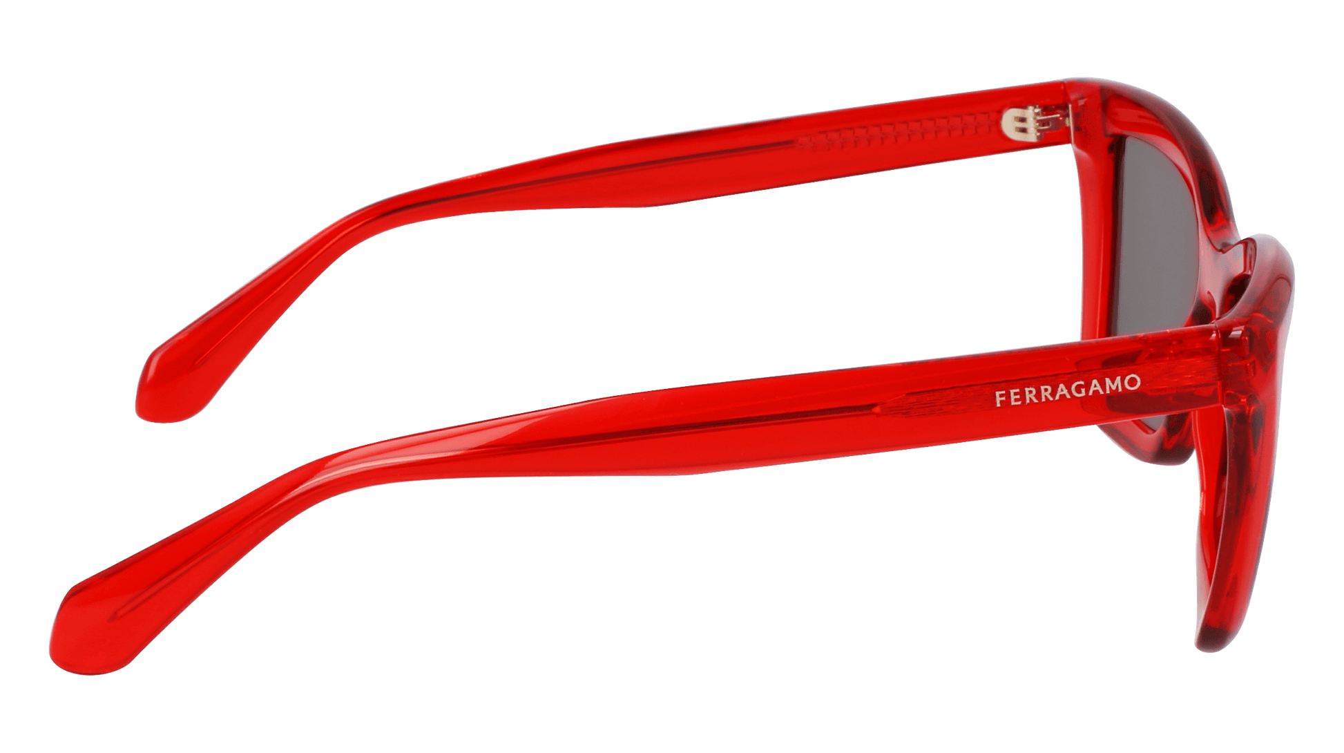 Salvatore Ferragamo SF2039SE 616 Sunglasses Transparent Red 53mm 5