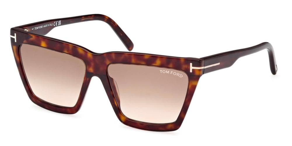 Tom Ford FT1110 52F Sunglasses Dark Havana 56mm Women