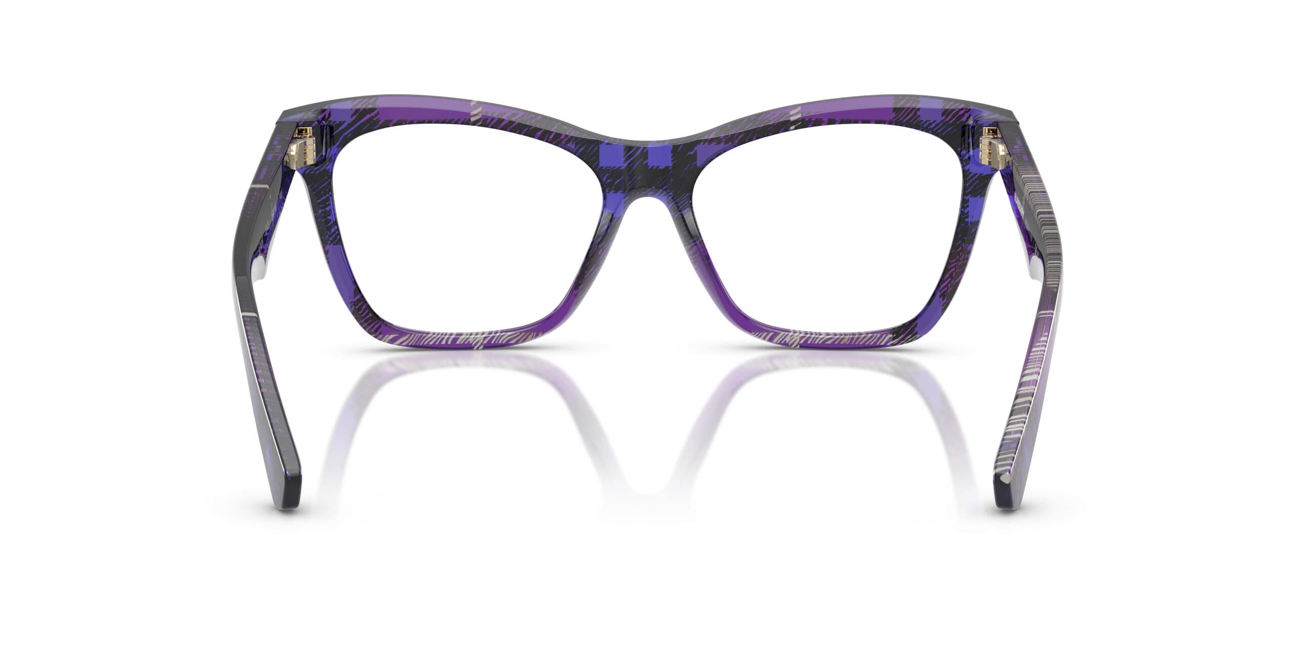 Burberry 0BE2416 4113 Eyeglasses Checkered Violet 4