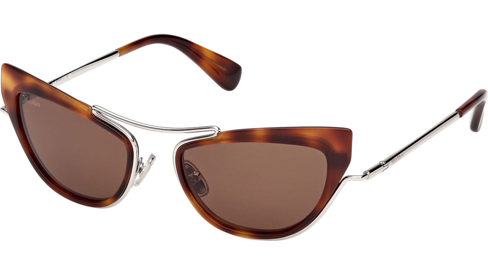 Max Mara MM0172 52E Sunglasses Dark Havana 53mm Women