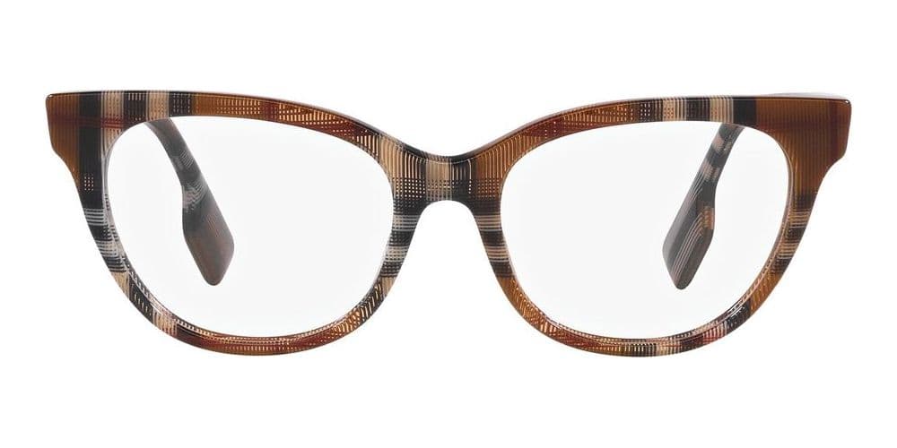 Burberry 0BE2375 3966 Eyeglasses Check Brown 53mm Women 2