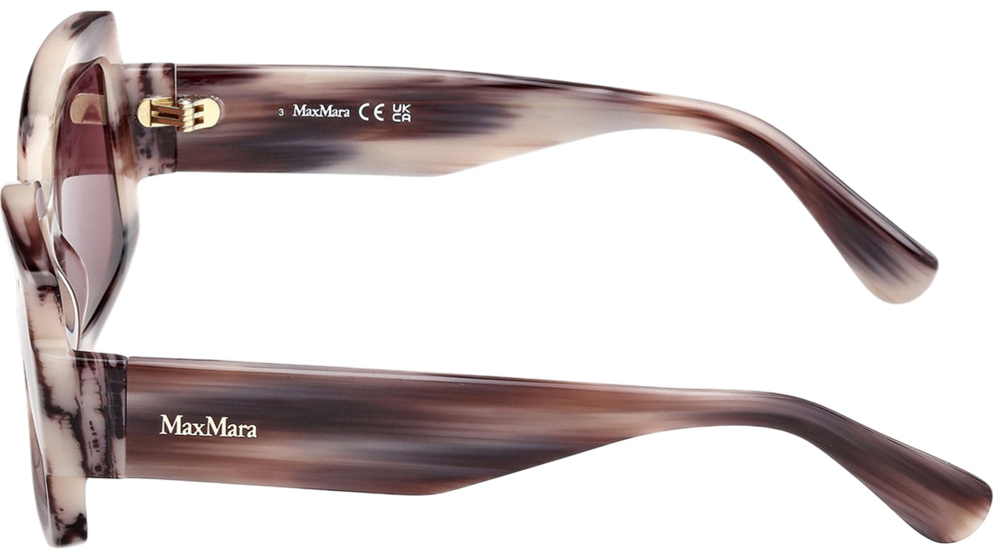 Max Mara MM0140 65Y Sunglasses Horn 57mm 3