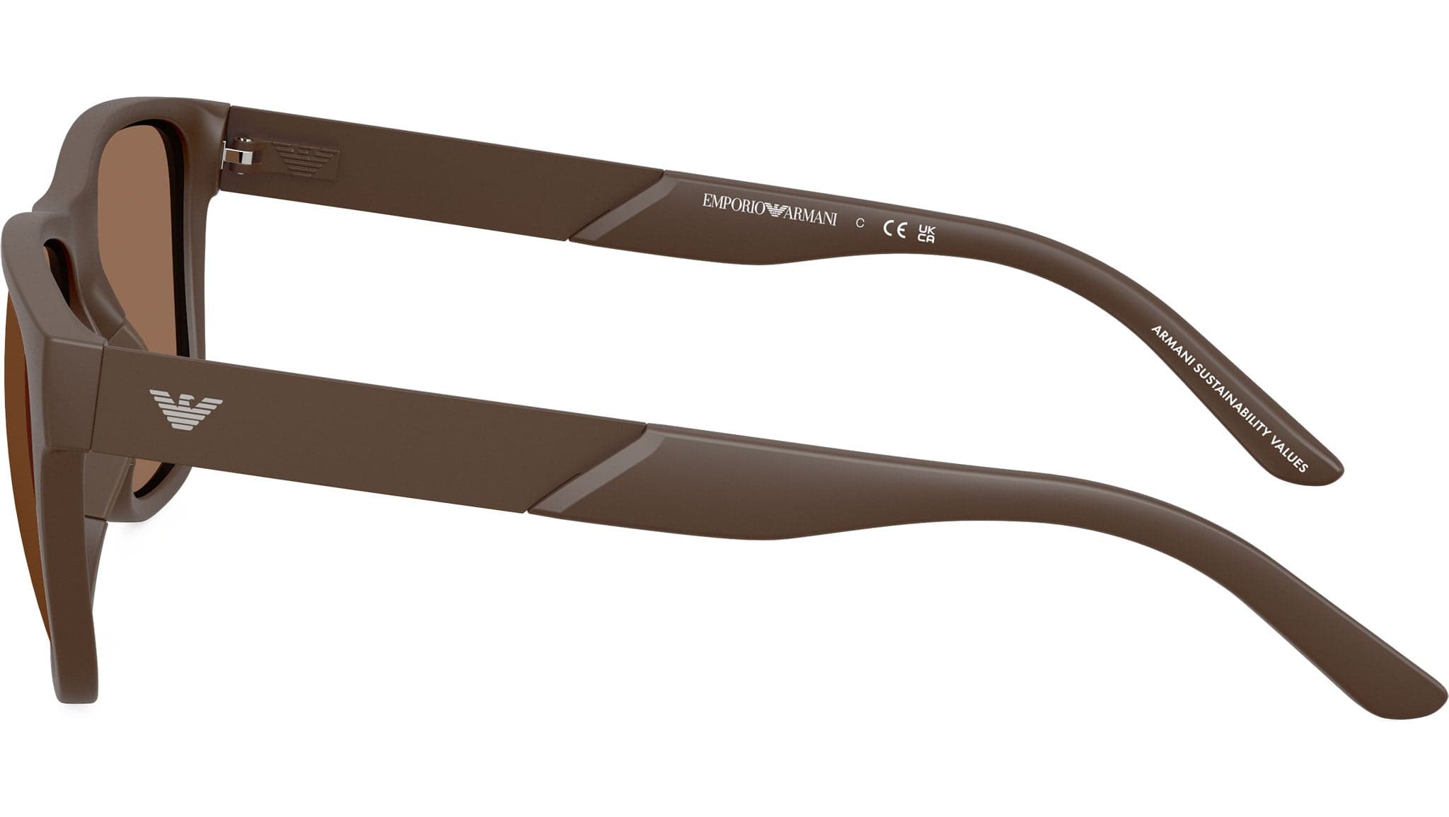 Emporio Armani 0EA4243 624373 Sunglasses Matte Brown 56mm Men 3