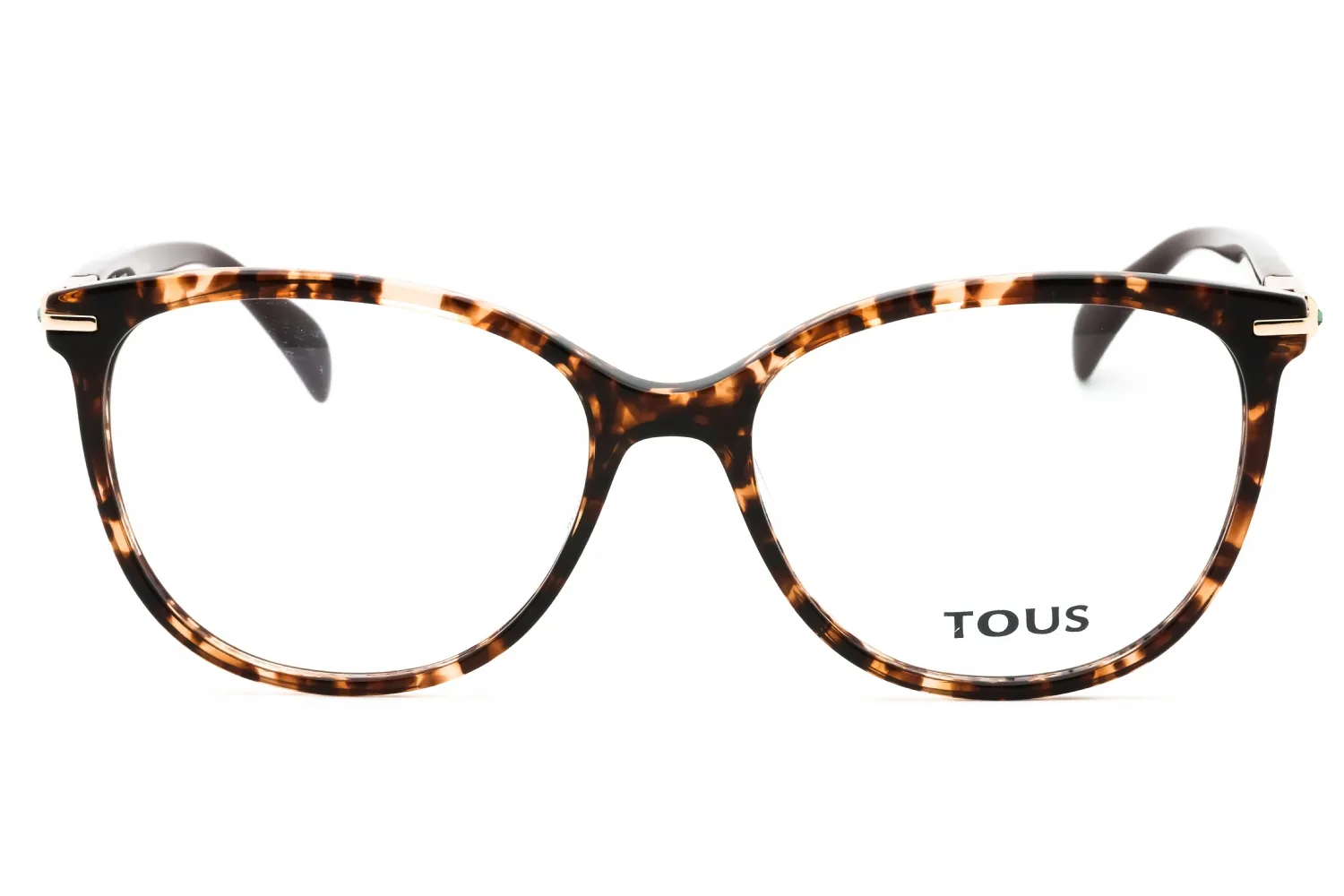 Tous VTOB12S 04AN Eyeglasses Transparent Brown Havana Women 2