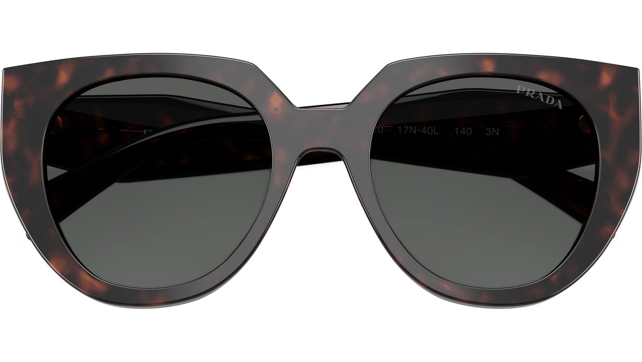 Prada 0PR 14WS 17N40L Sunglasses Root Tortoise 52mm Women 5