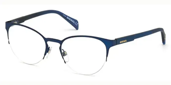 Diesel DL5158 DL5158 Eyeglasses Blue 52mm Unisex