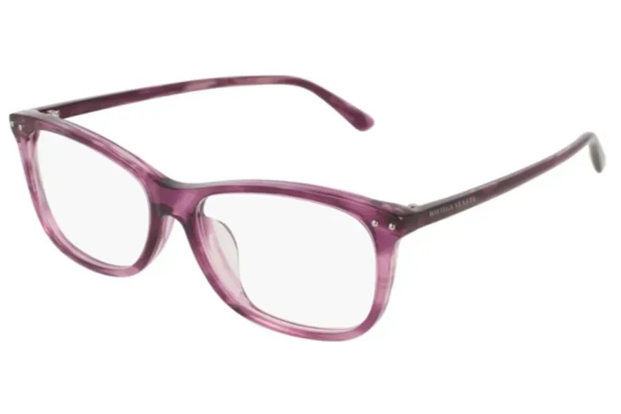Bottega Veneta BV0164OA 003 Eyeglasses Violet 55mm Women