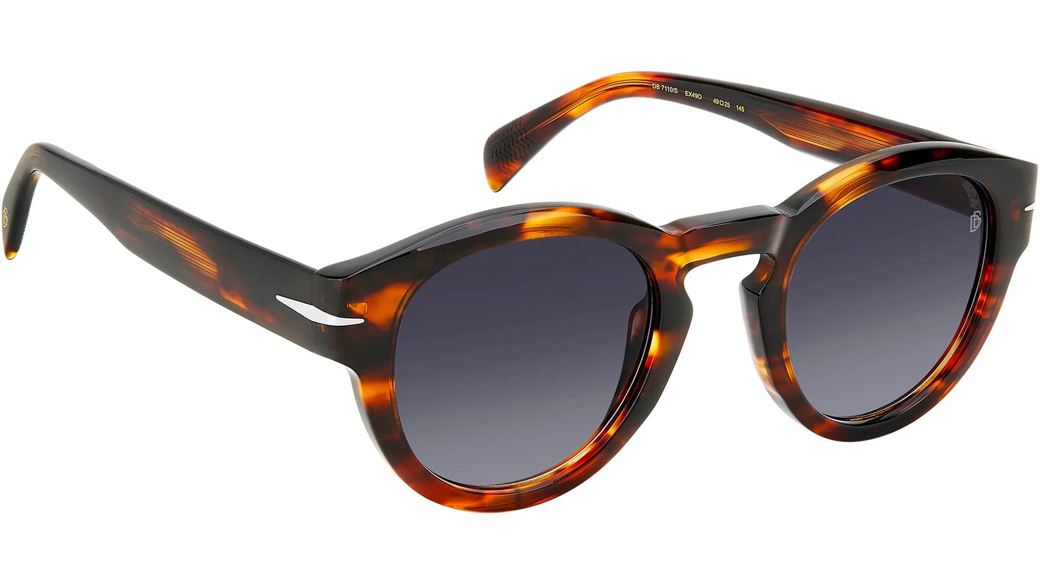 David Beckham DB 7110/S 0EX4 9O Sunglasses Brown Horn 49mm Men 3