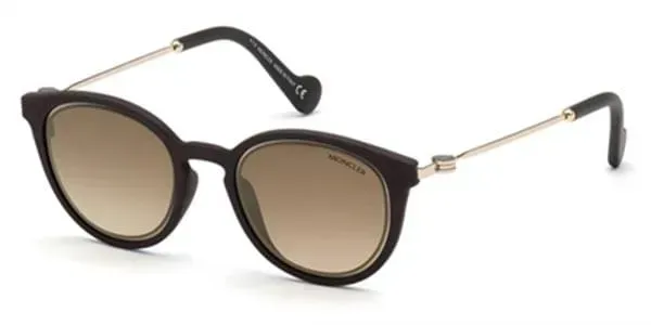 Moncler ML0082 49G Sunglasses Brown 45mm Women