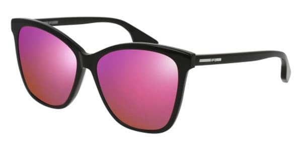 McQ MQ 0061SA 002 Sunglasses Black 145mm Women