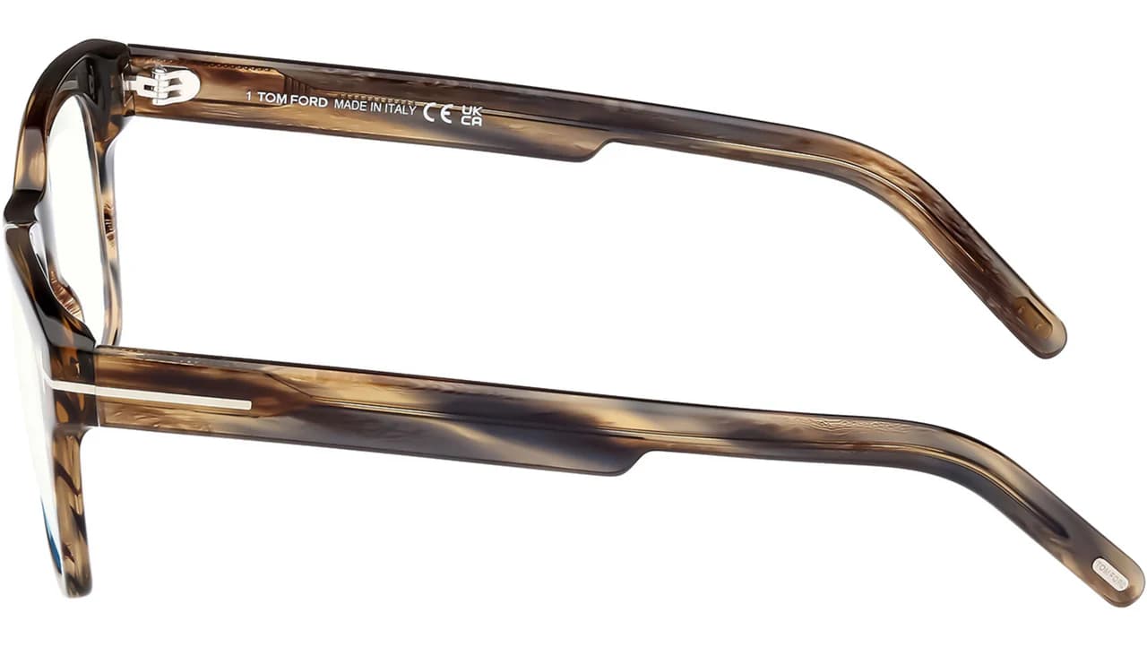 Tom Ford TF5886B 045 Eyeglasses Brown 52mm Men 4