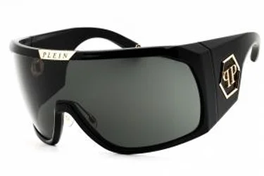 Philipp Plein SPP154 0Z42 Sunglasses Total Shiny Black 99mm