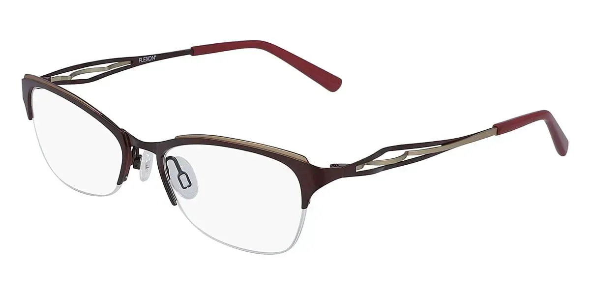 Flexon W3001 604 Eyeglasses Burgundy 51mm Kids
