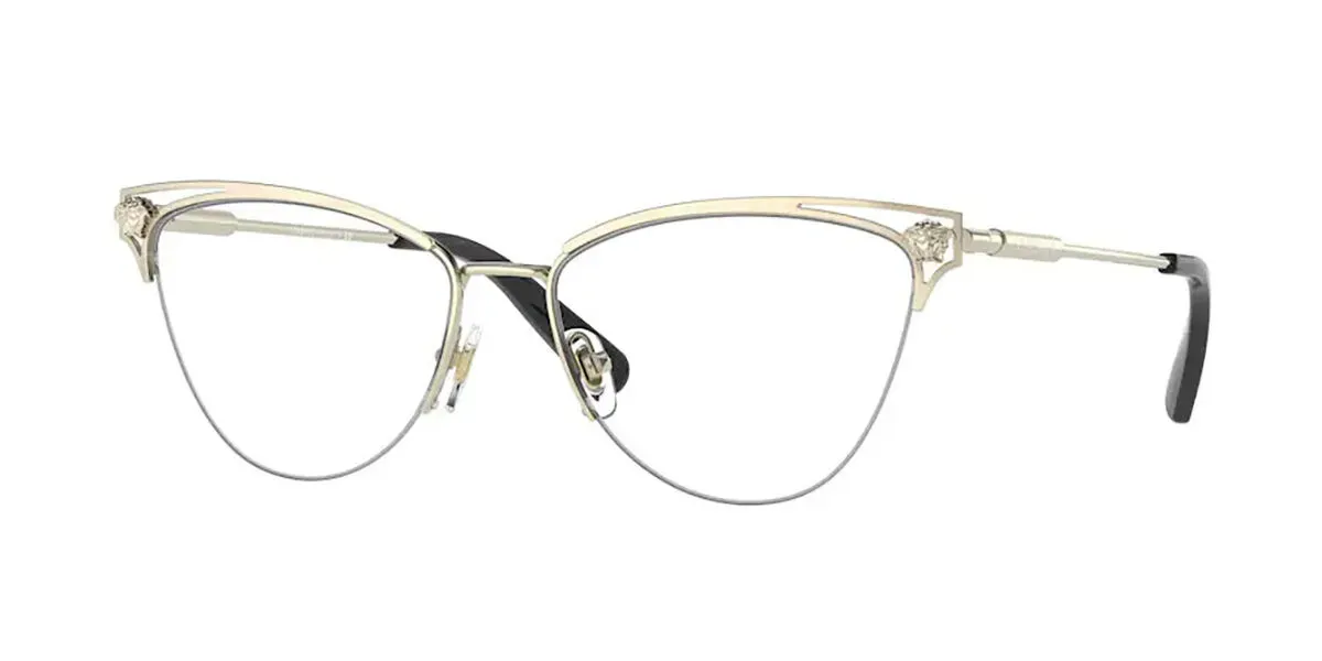 Versace VE1280 Eyeglasses Pale Gold 53mm Women