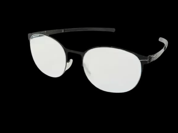 ic! berlin Eye-Popping Eyeglasses Black 51mm Unisex