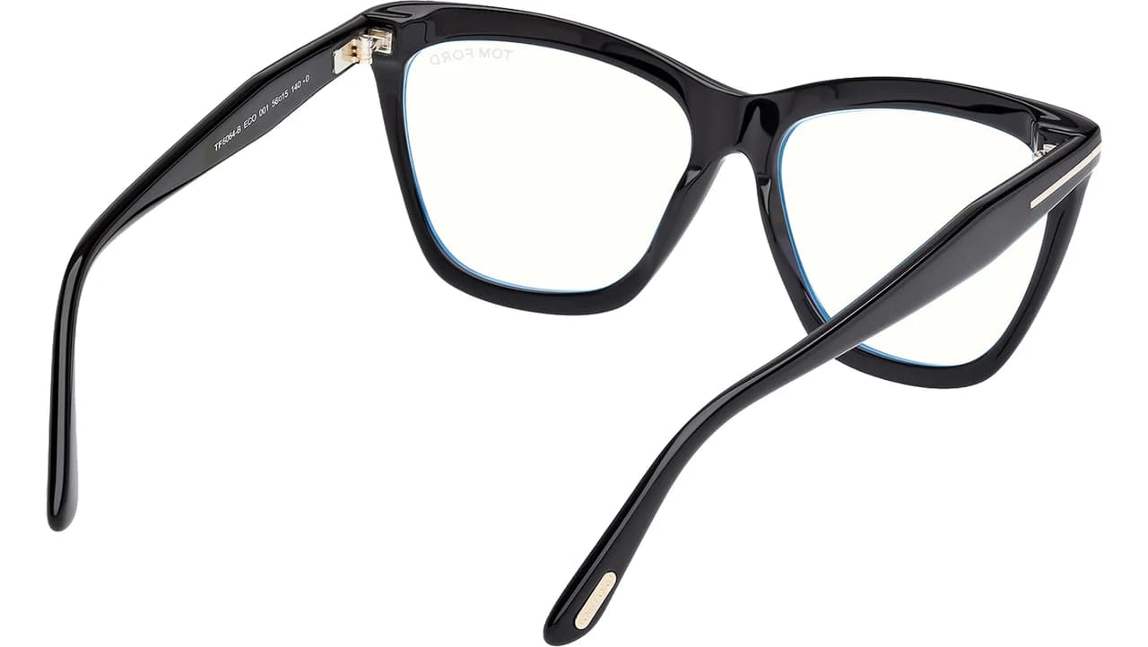 Tom Ford FT6064B 001 Eyeglasses Shiny Black 56mm Women 5