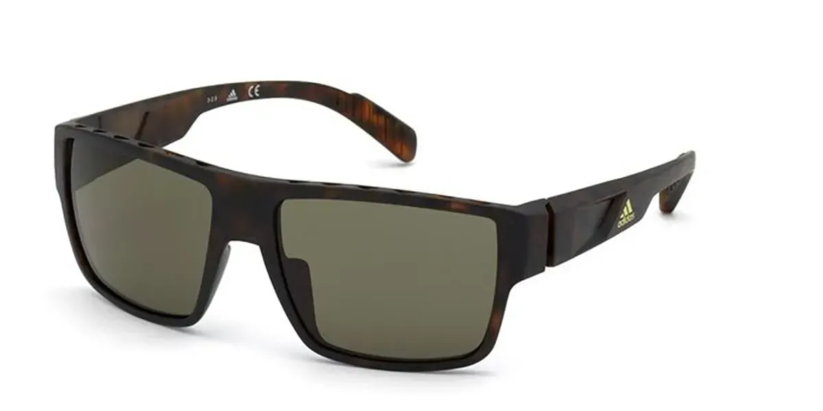 Adidas SP0006 52N Sunglasses Dark Havana 57mm Men