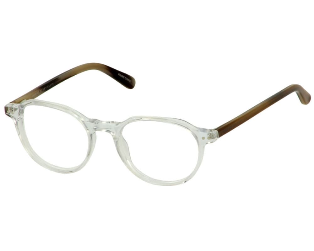 Perry Ellis PE409-1 Eyeglasses Brown Clear 49mm Men