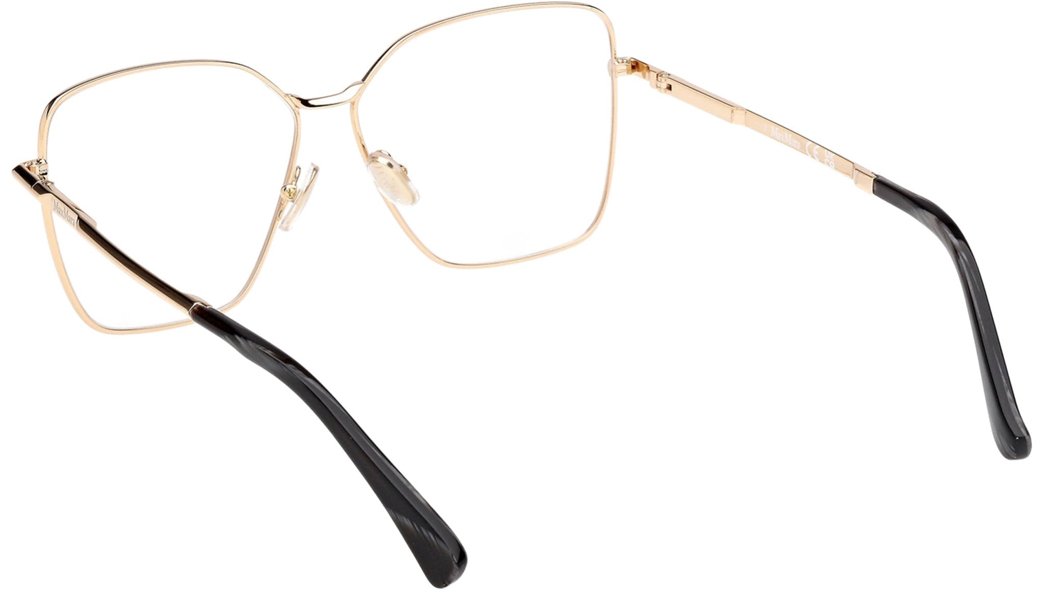 Max Mara MM5187 032 Eyeglasses Pale Gold 55mm Women 4