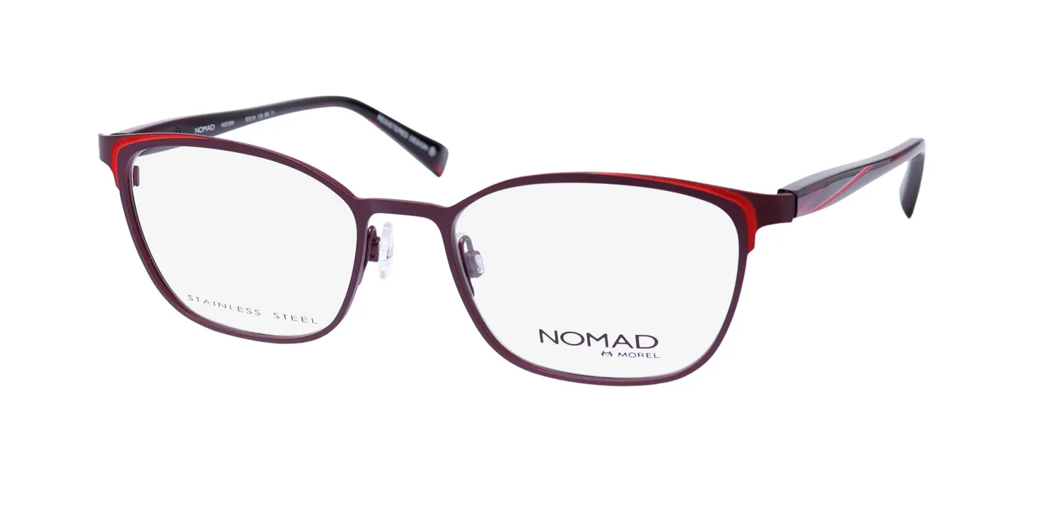 Morel Nomad 40036n rr11 Eyeglasses Burgundy 53mm