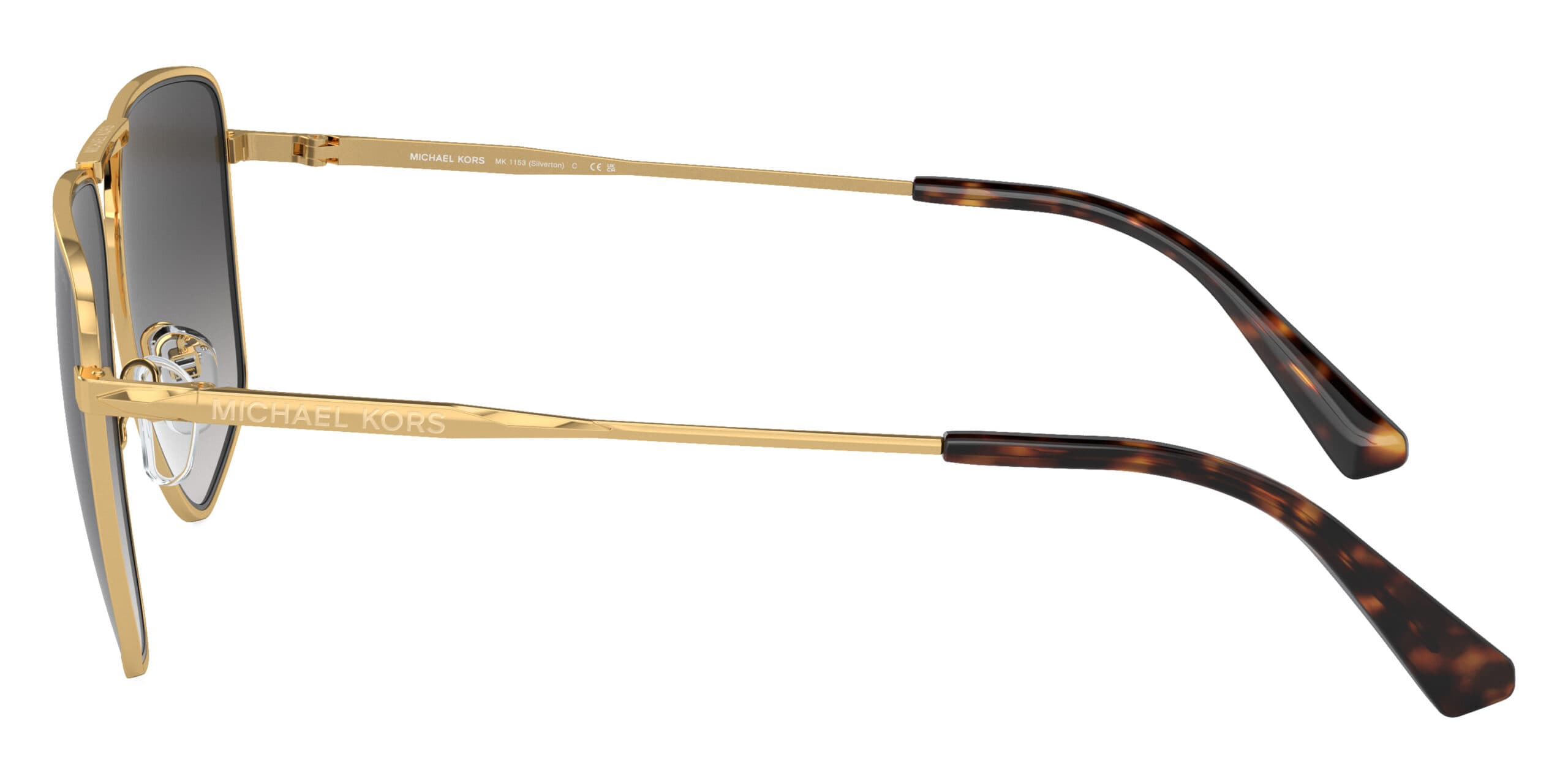 Michael Kors MK1153 Silverton 18968G Sunglasses Gold 58mm Women 3