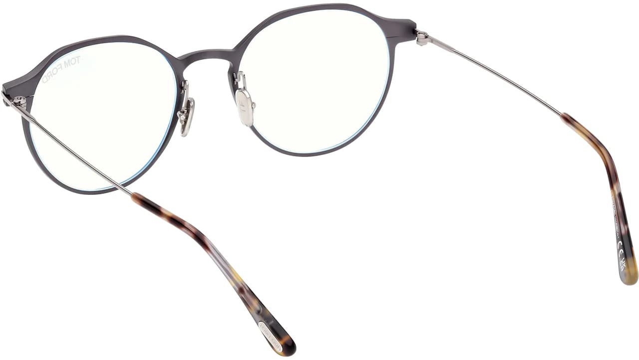 Tom Ford FT5866B 013 Eyeglasses Matte Dark Ruthenium 52mm Men 3