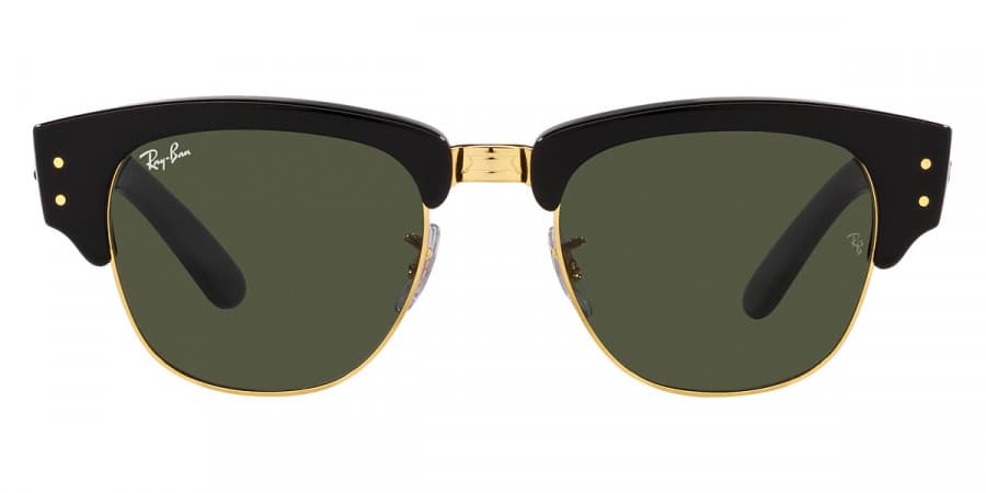 Ray-Ban RB0316S Mega Clubmaster 90131 Sunglasses Black Gold 53mm Women 2