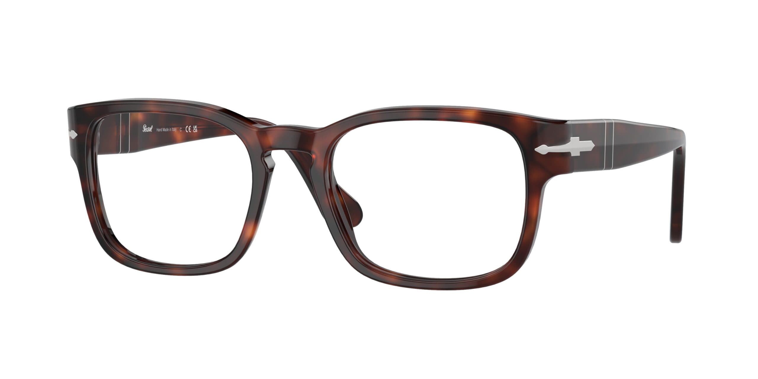 Persol 3334-V 24 PO3334V Eyeglasses Brown 53mm Men