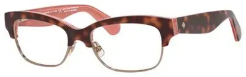 Kate Spade Shantal 0QTQ Eyeglasses Havana Pink 50mm Women