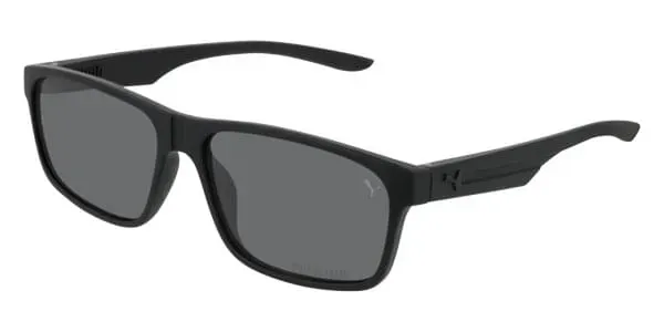 Puma PU0191S 002 Sunglasses Black 57mm Men