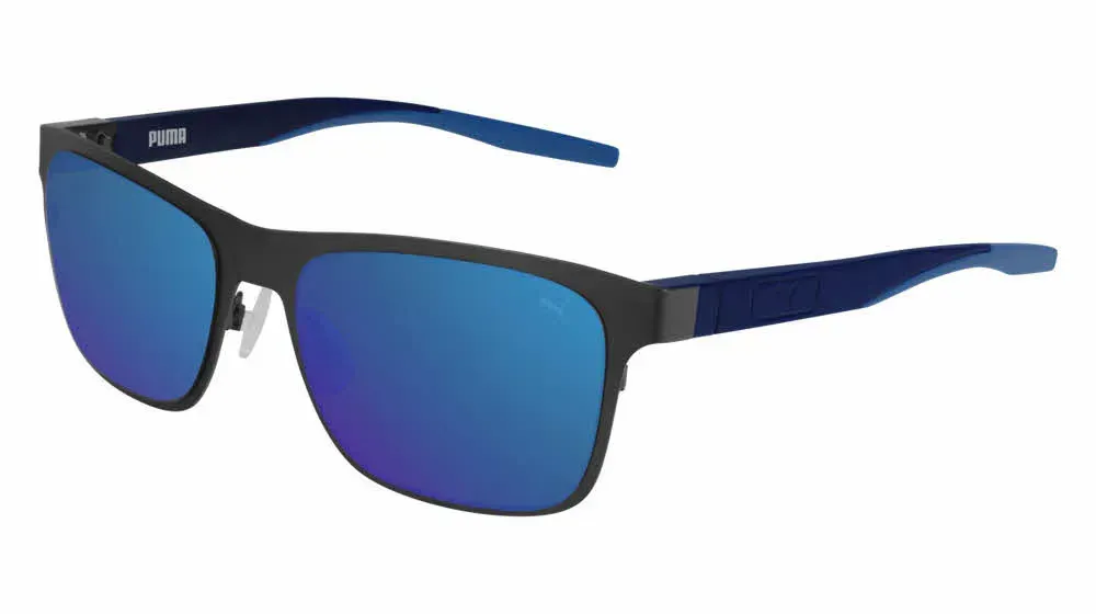 Puma PU0219S Sunglasses Ruthenium 56mm Men