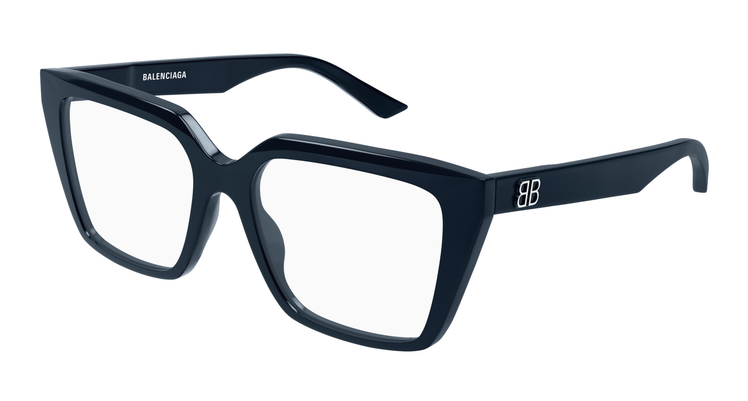 Balenciaga BB0130O 011 Eyeglasses Blue 53mm Women