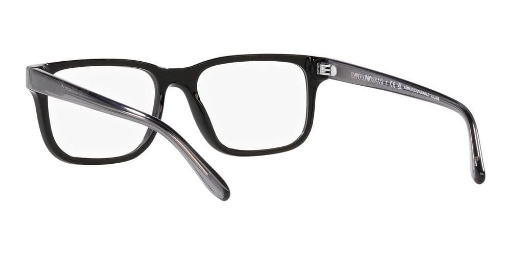 Emporio Armani 0EA3218 5017 Eyeglasses Black 55mm Men 6