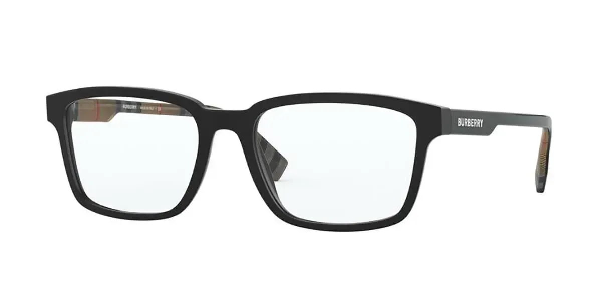 Burberry BE2308 3464 Eyeglasses Matte Black 53mm Men