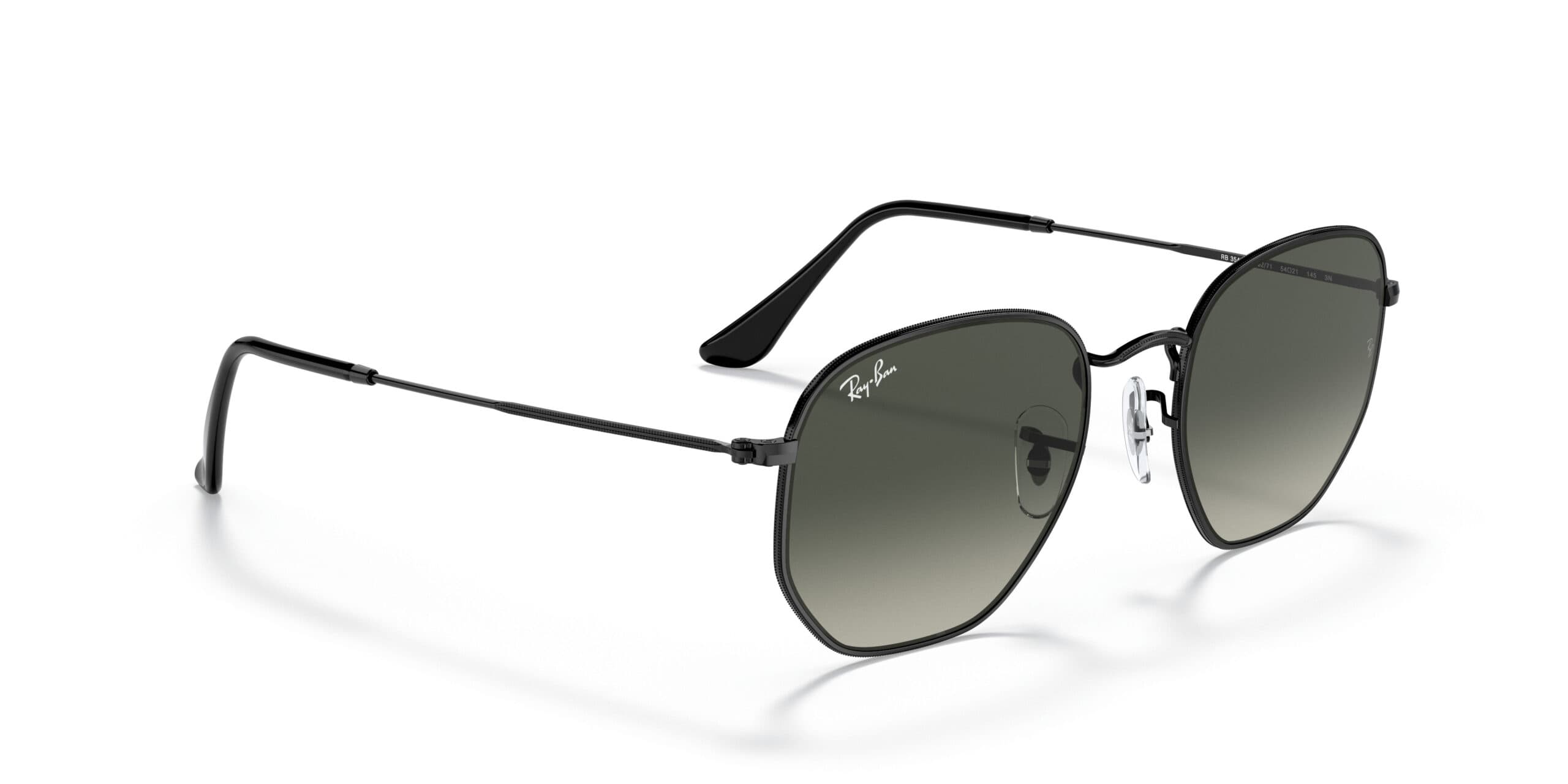Ray-Ban RB3548 HEXAGONAL 002/71 RB3548 Sunglasses Black 145mm Women 4