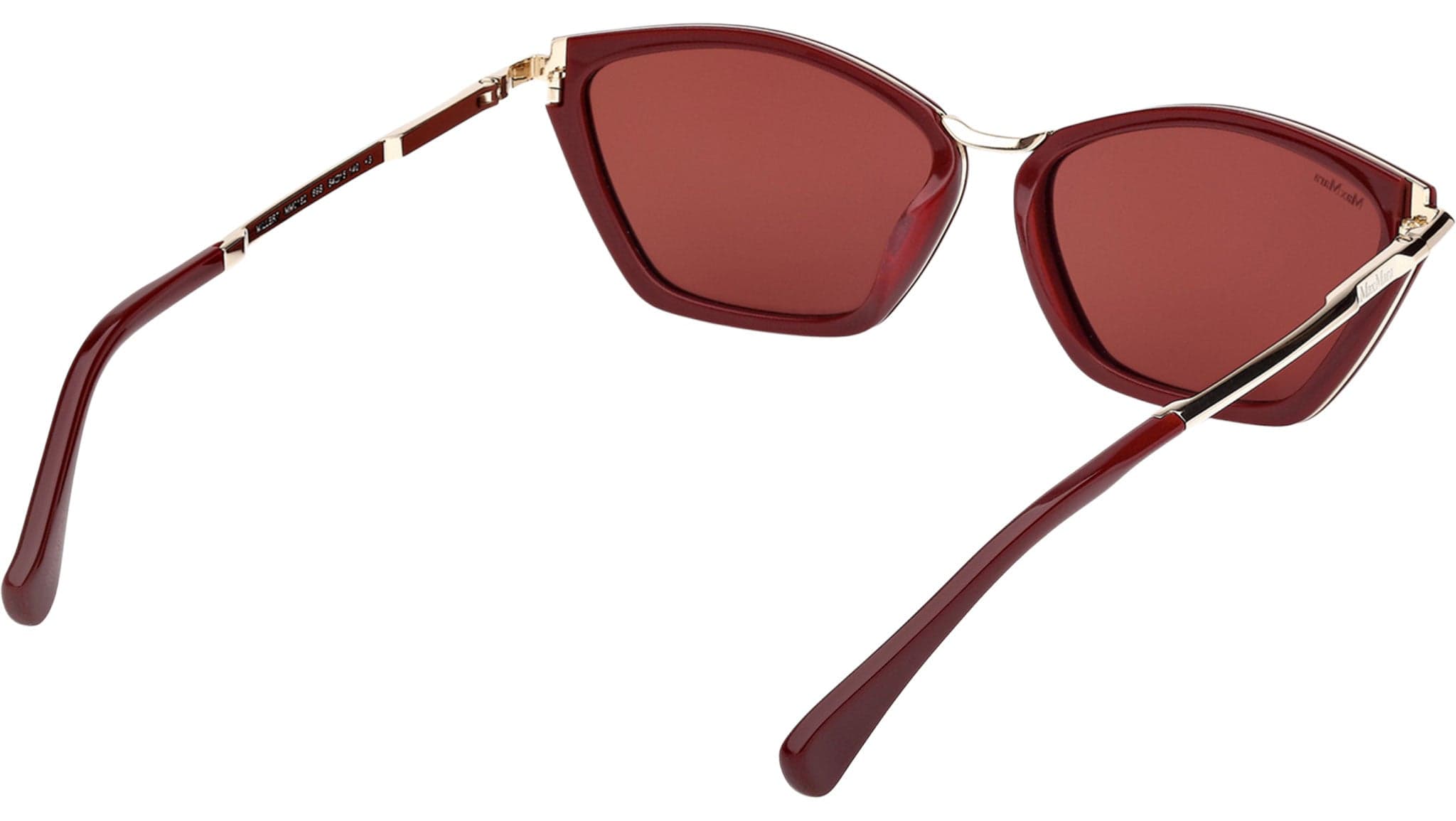 Max Mara MM0162 69S Sunglasses Shiny Bordeaux 54mm Women 5