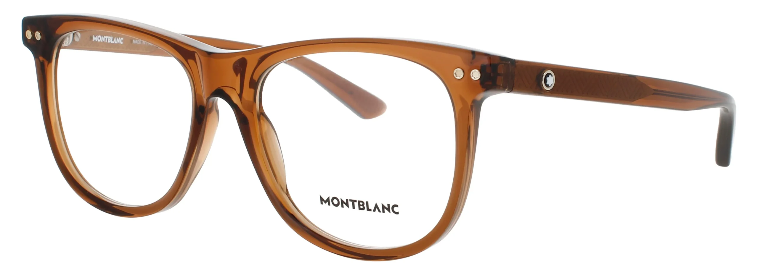 Montblanc MB0323O 004 Eyeglasses Brown 54mm Men