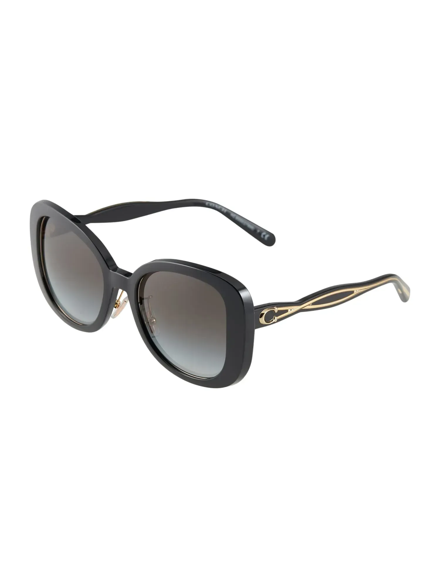 Coach HC8333 C7995 50023C Sunglasses Black 53mm Women