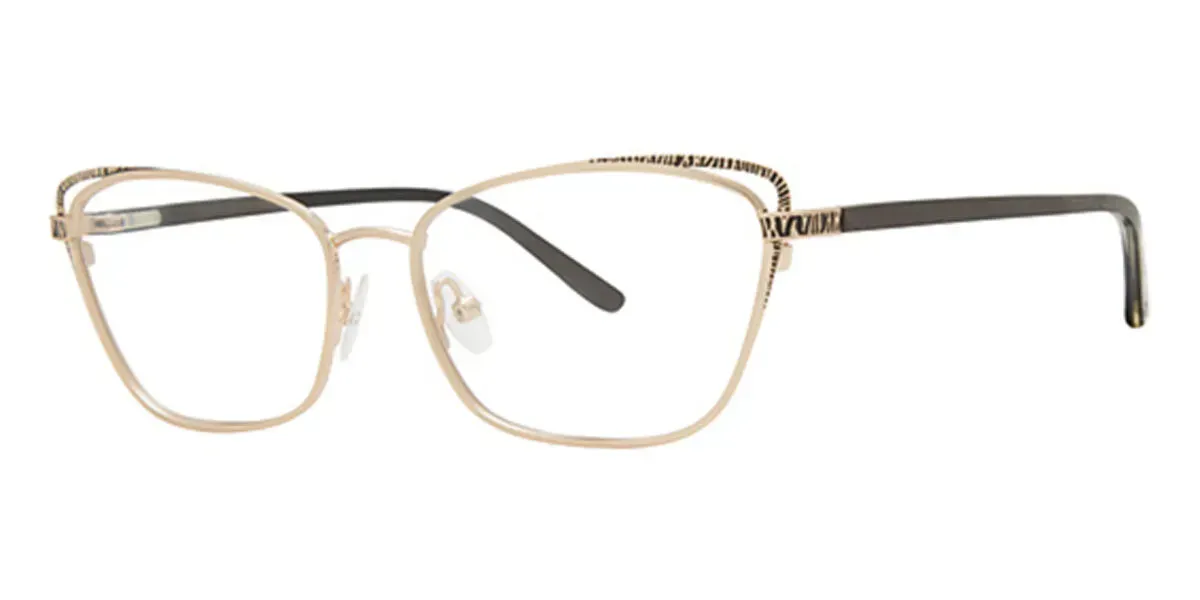 Dana Buchman Marcia Eyeglasses Gold 54mm Women