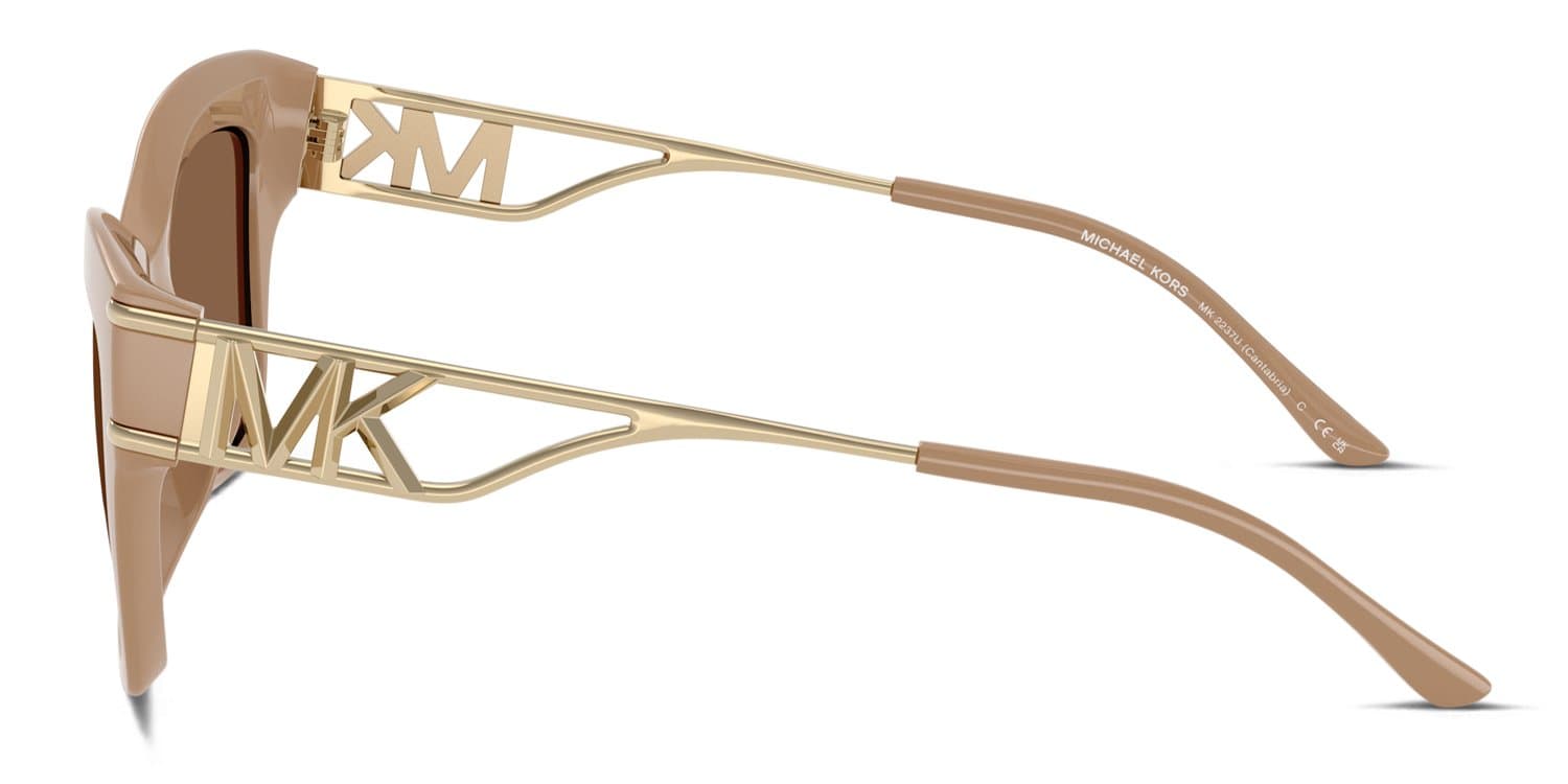 Michael Kors 0MK2237U 35553G Sunglasses Camel 52mm Women 3
