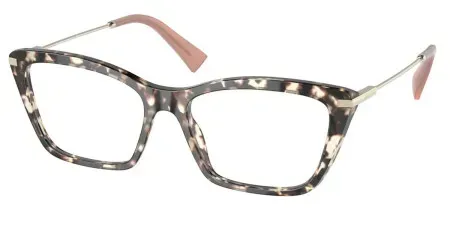 Miu Miu MU01UV Eyeglasses Light Havana 51mm Women