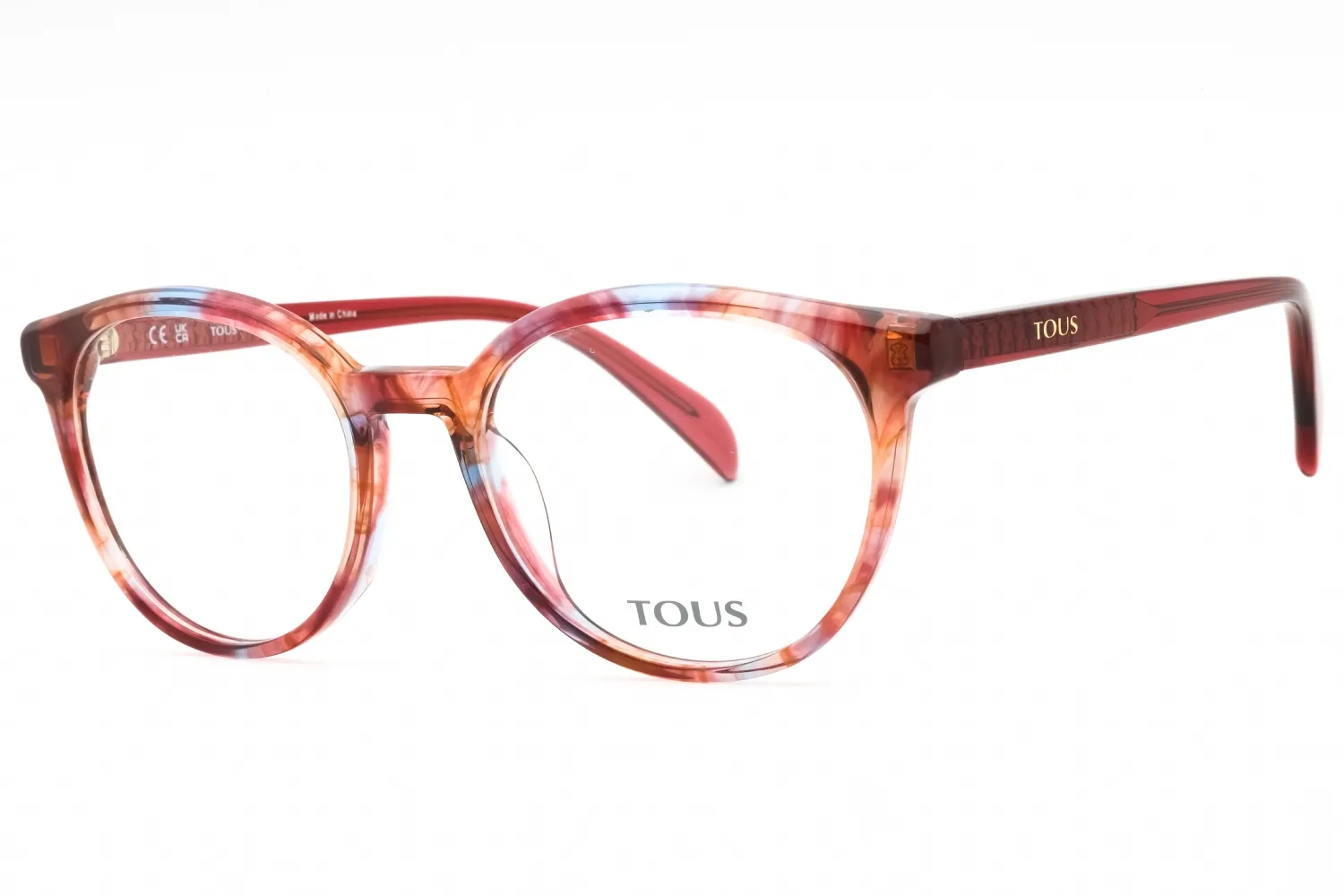 Tous VTOB54 07LS Eyeglasses Streaked Azure Women